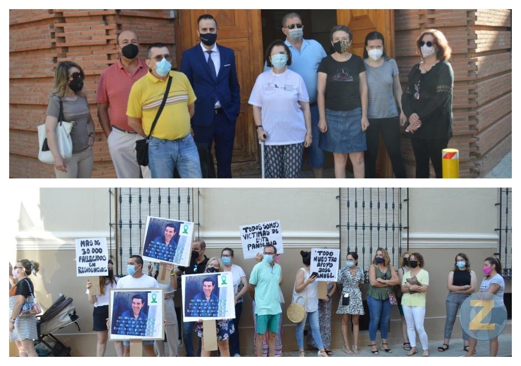 La declaración de Sampedro ha provocado manifestaciones en contra y a favor a las puertas del Juzgado