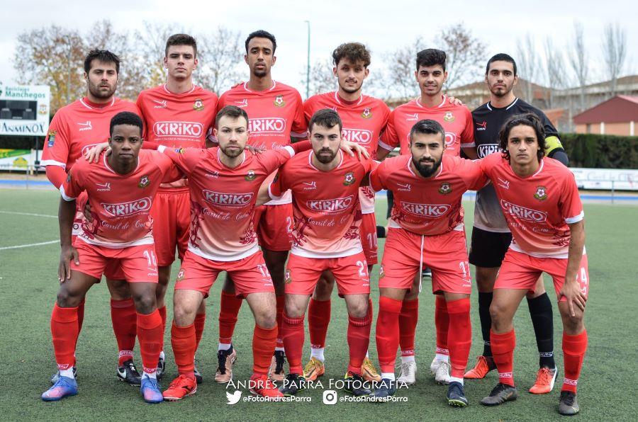 Formación del Atlético Pedro Muñoz. Foto de Andrés Parra