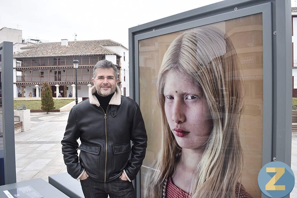 Javier Carrión en la exposición