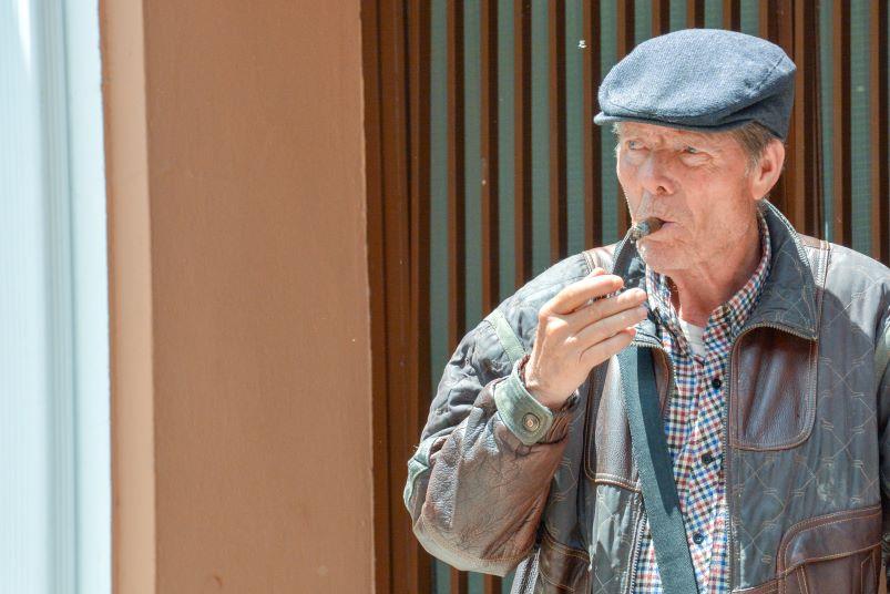 Martín El cuco  en una pose muy habitual. Foto de Carlos de la Osa