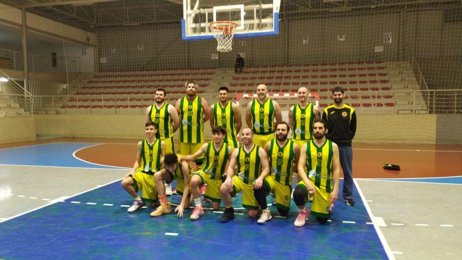 Equipo del Basket Atlético Tomelloso que ganó en Almagro