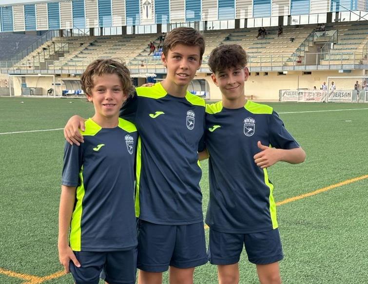 Ramón Sampedro, Diego Sánchez y Alfonso Ruiz buscan su hueco en la sub-14